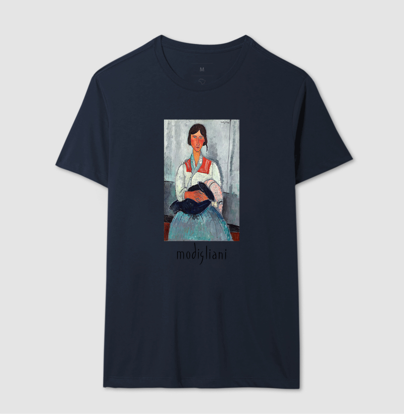 Camiseta Expressionista Italiana Modigliani  - Imagem 6