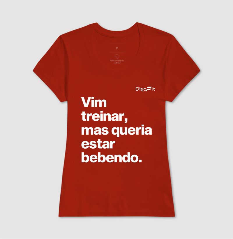 CAMISETA ACADEMIA VIM TREINAR MAS QUERIA ESTAR BEBENDO - Imagem 11