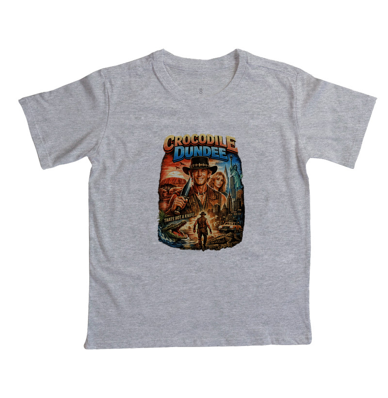 Camiseta Crocodilo Dundee Knife - Imagem 4
