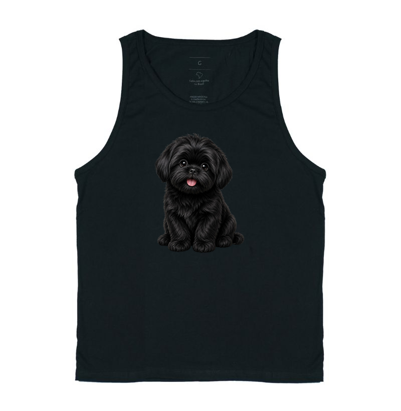 Shih Tzu Preto - Desenho Animado - Imagem 3