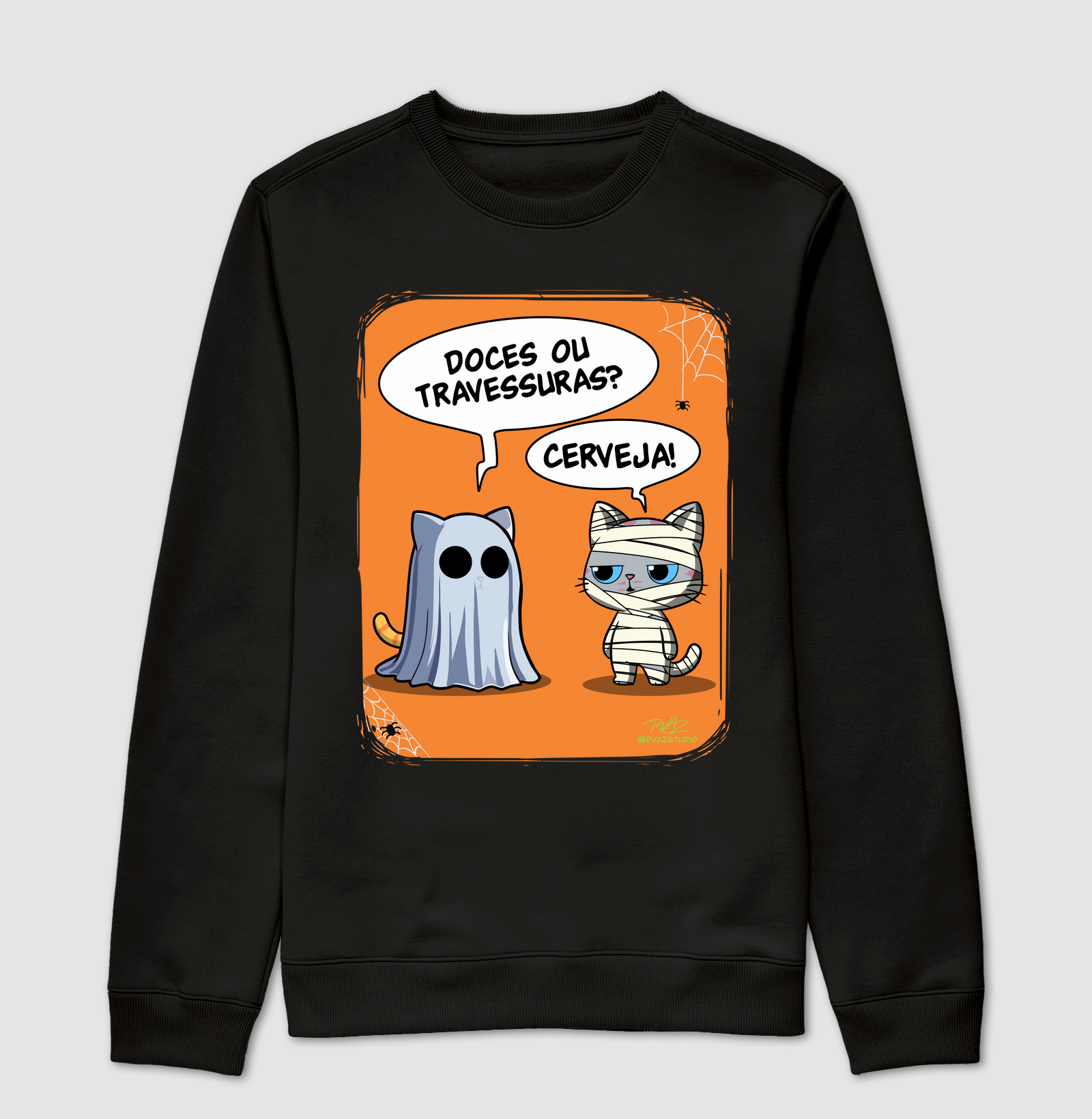 Camiseta Gato Sincero Halloween - Imagem 4