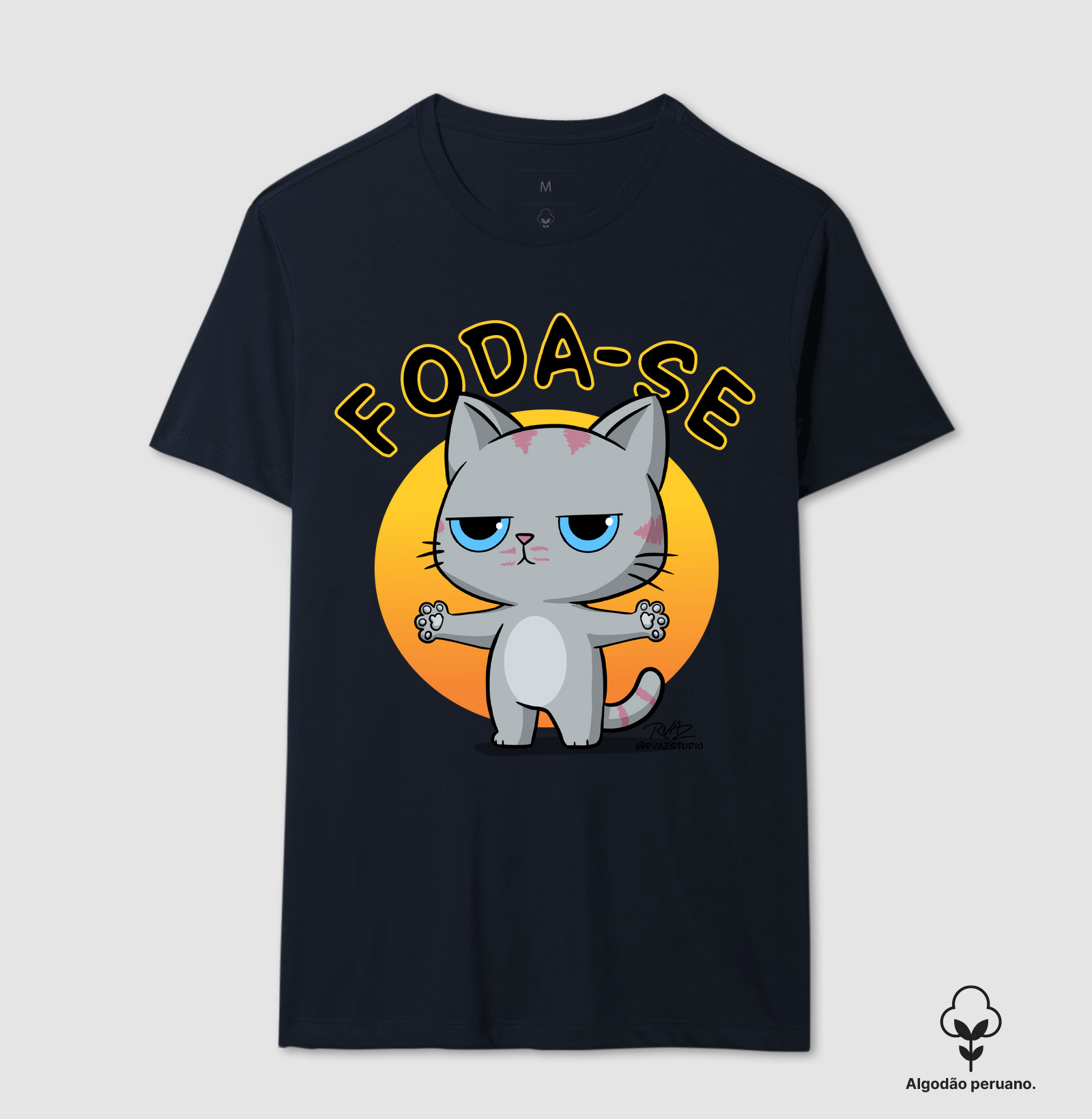 Camiseta Gato Sincero F... - Imagem 3