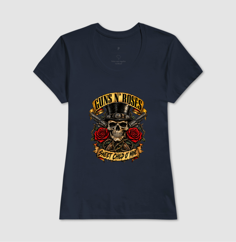 Camiseta Rock Caveira e Rosas Vintage – Skull Rock Rebelde - Imagem 7