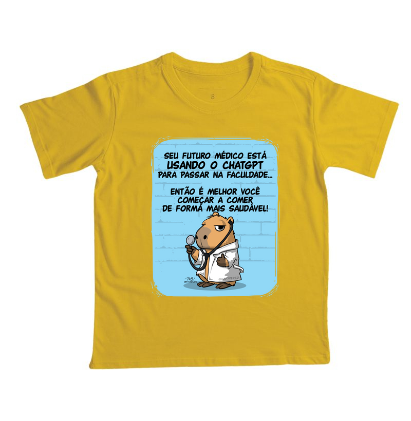 Camiseta Capivara Médico - Imagem 6