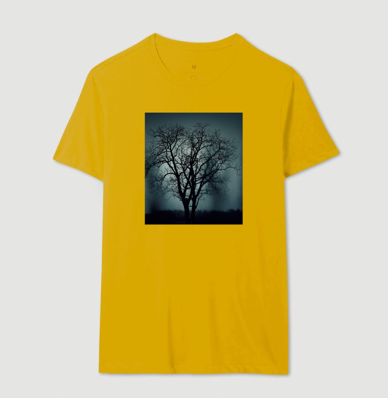 O Invisível que Sustenta | Camiseta Árvore na Névoa - Imagem 8