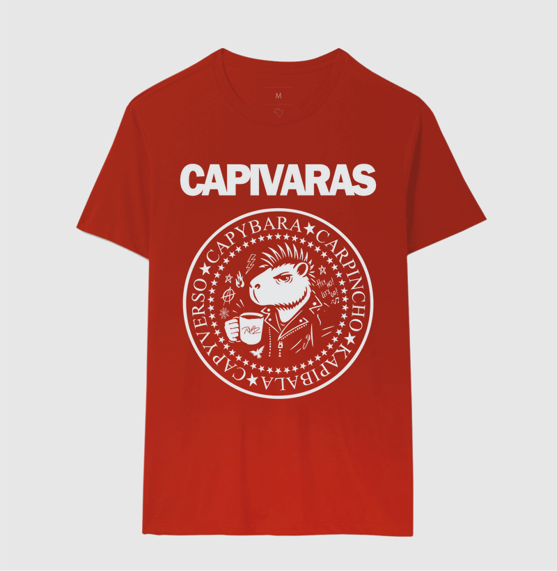Camiseta Capivara Punk Rock - Imagem 8