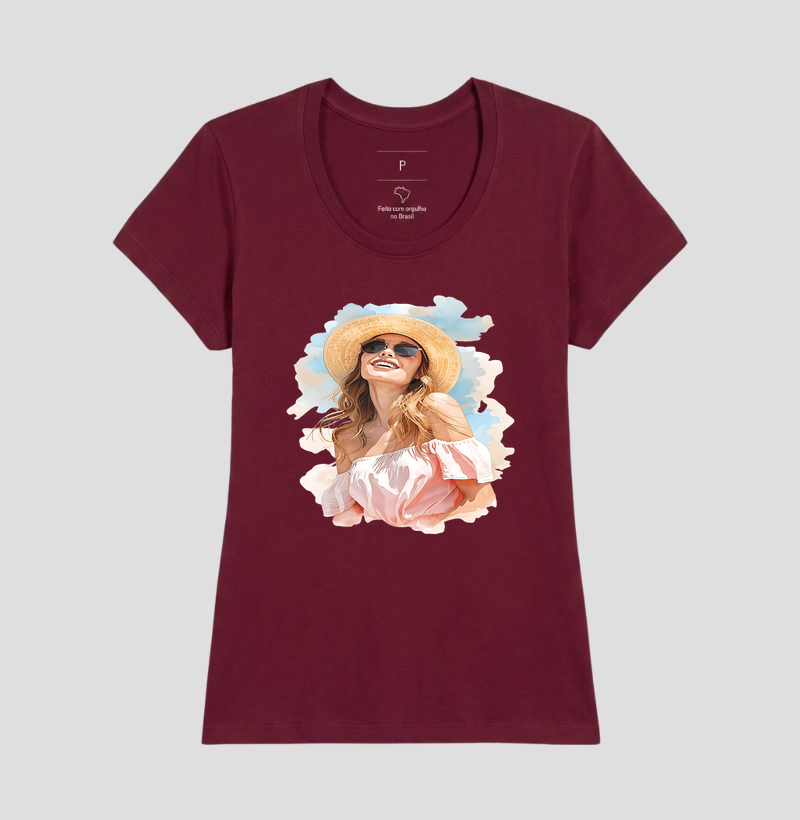 Camiseta Algodão Premium - Verão Feliz - Imagem 19