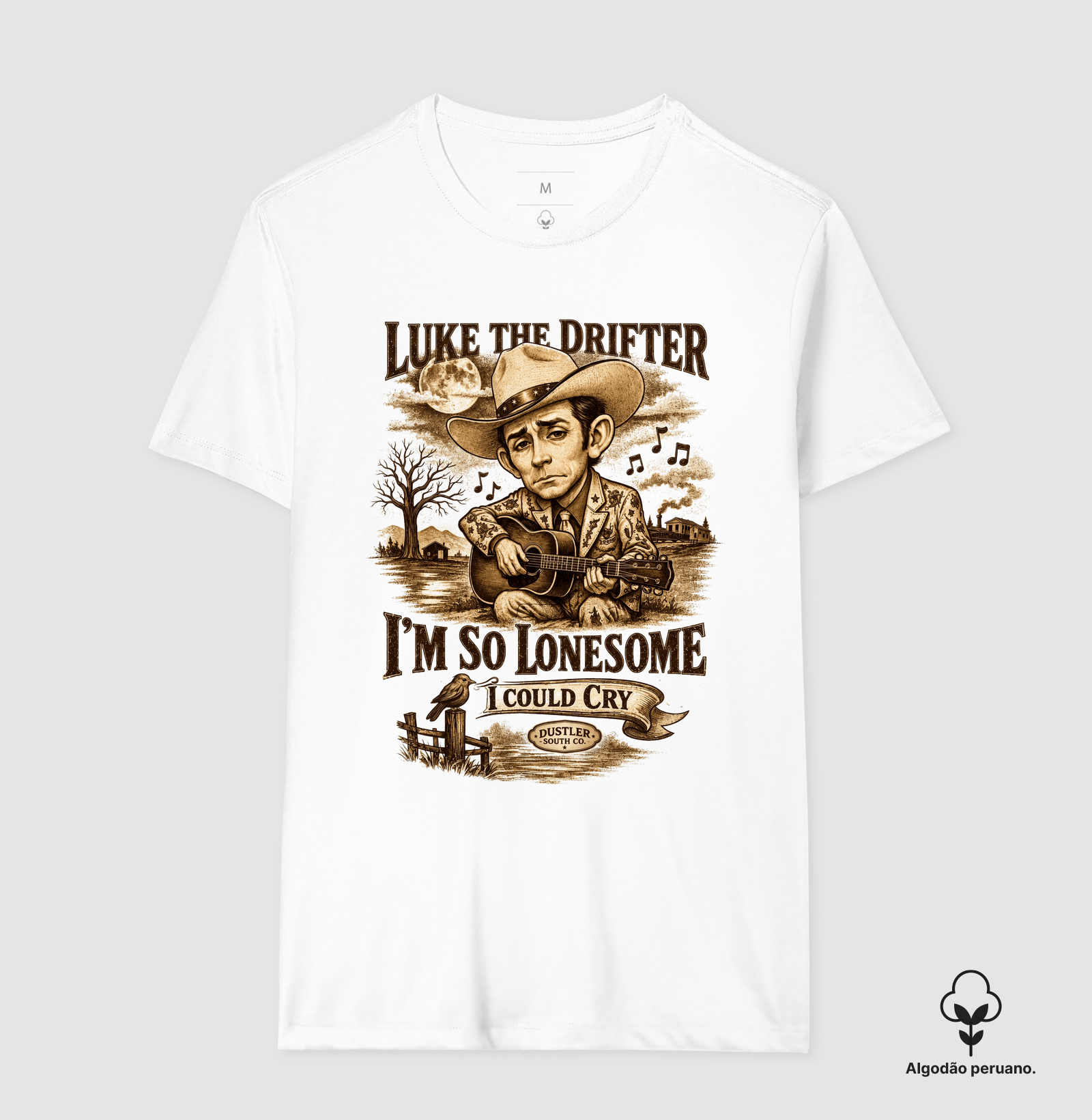 Camiseta Country Luke The Drifter I’m So Lonesome Dustler South Co. - Imagem 2