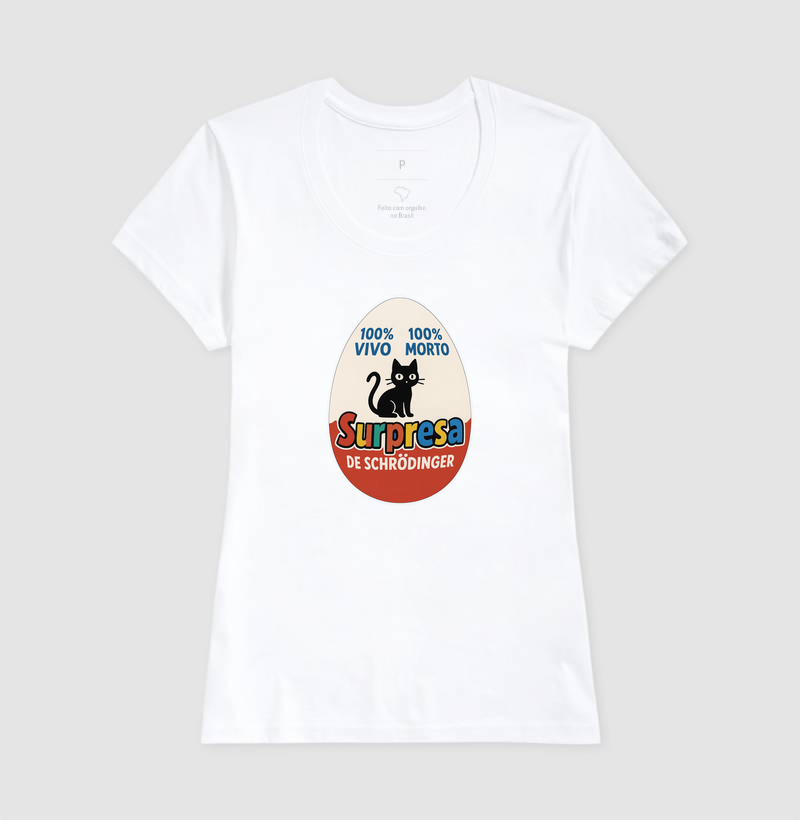 Camiseta Ovo Surpresa de Schrödinger - Imagem 7