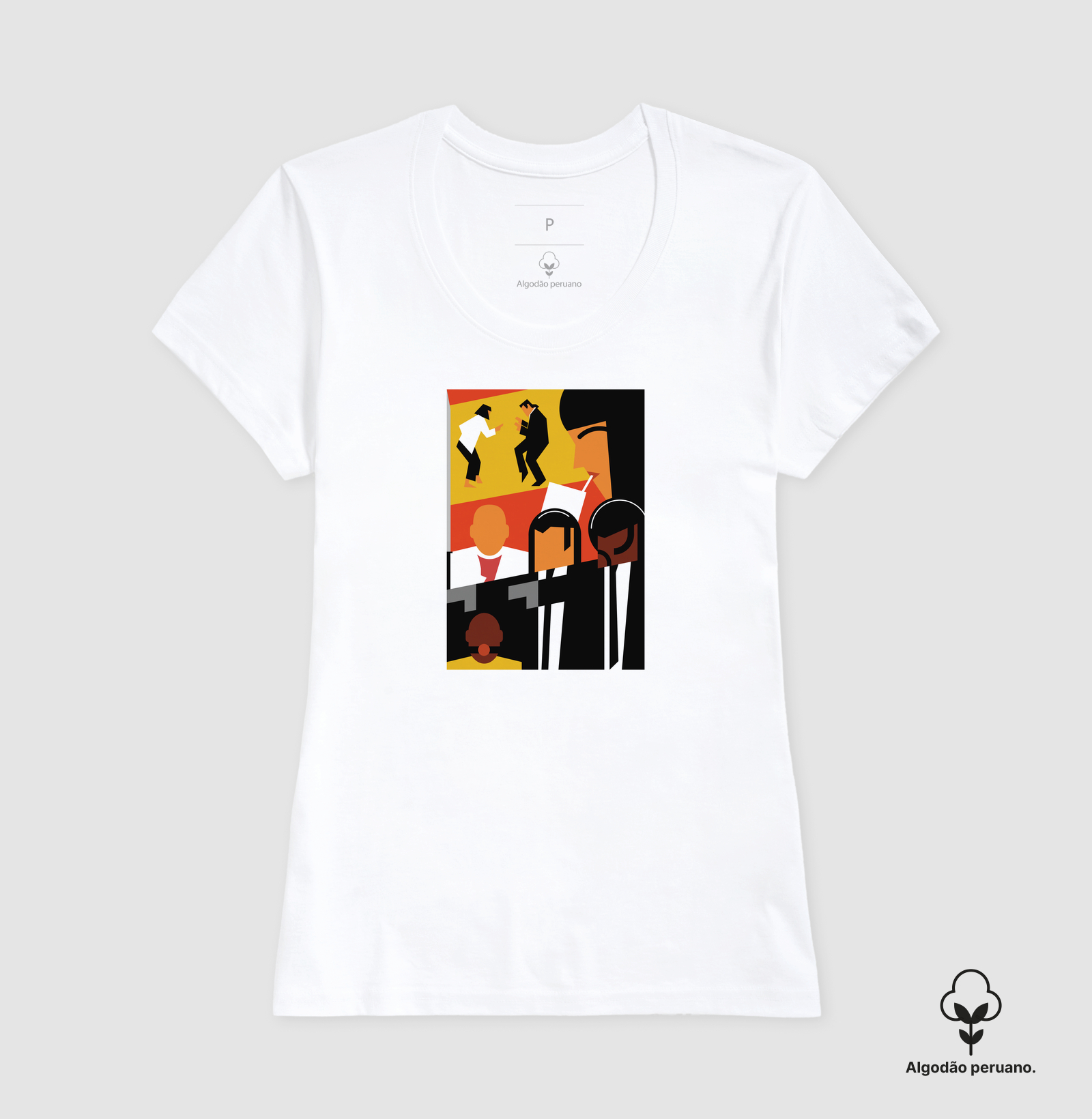 Camiseta Algodão Peruano Painel Pulp - Imagem 3