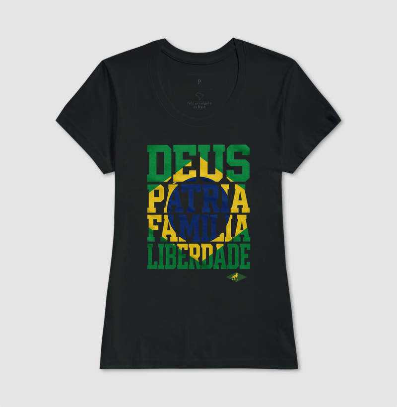 Camiseta Deus Pátria Família Liberdade — Filhos da Pátria - Imagem 3