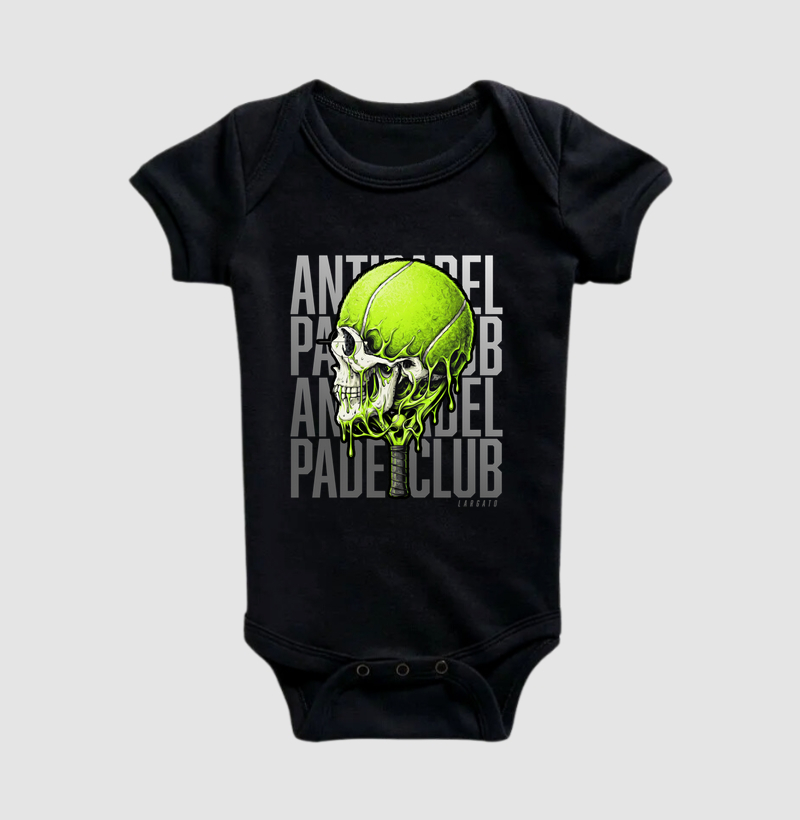 Camiseta Anti-Padel Caveira Prata - Imagem 2
