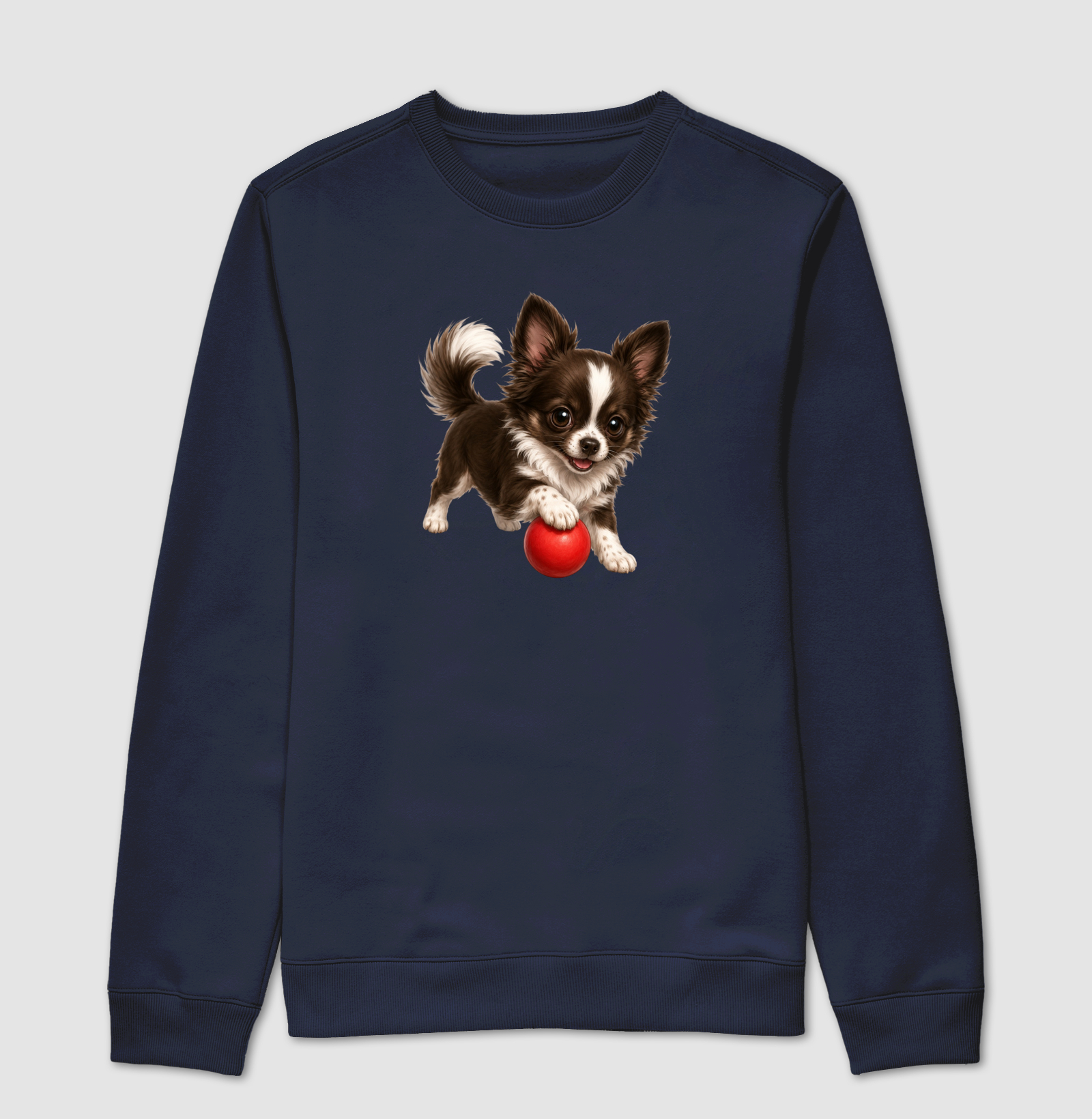 Chihuahua Pelo Longo Marrom - Desenho Animado - Imagem 5