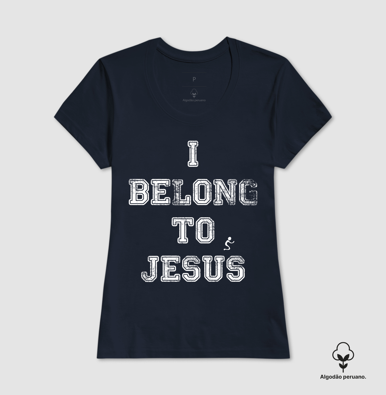 Camiseta Algodão Peruano I Belong to Jesus Pertenço a Jesus - Imagem 6