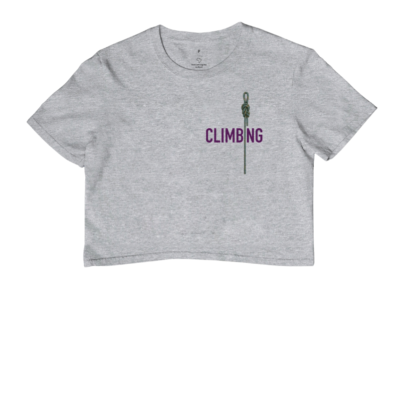 Camiseta Cropped Falésia & Magnésio | Nó & Corda - Imagem 7