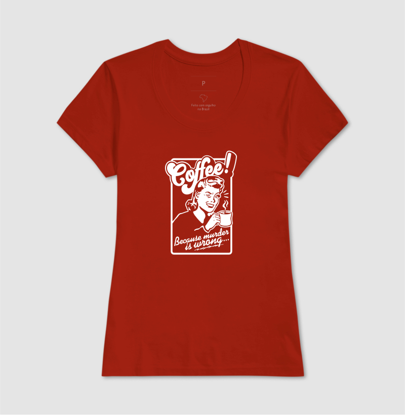 Camiseta Coffee Mulher - Imagem 7