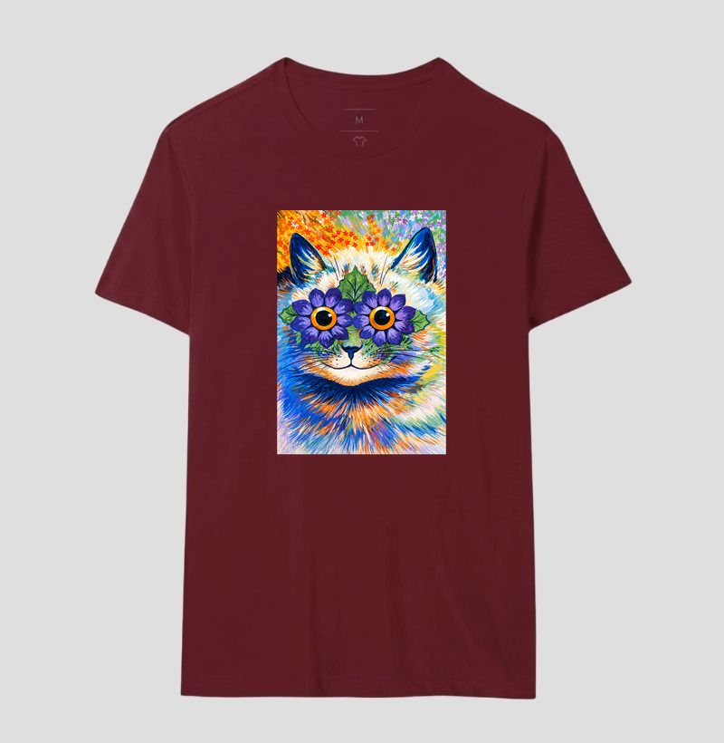 Psychedelic Flower Cat -  Louis Wain - Imagem 18