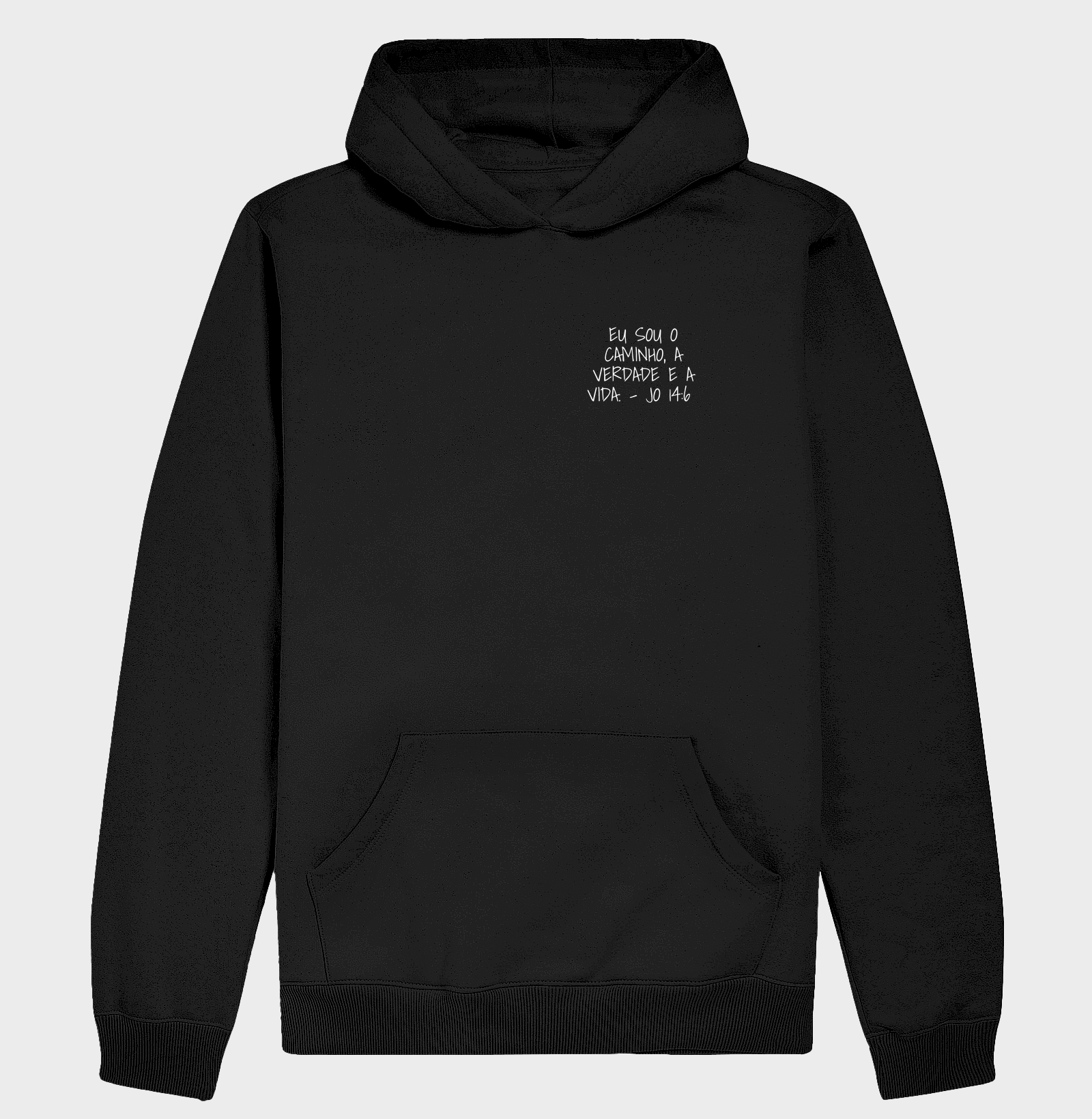 Hoodie Moletom João 14:6 Bolso - Imagem 2