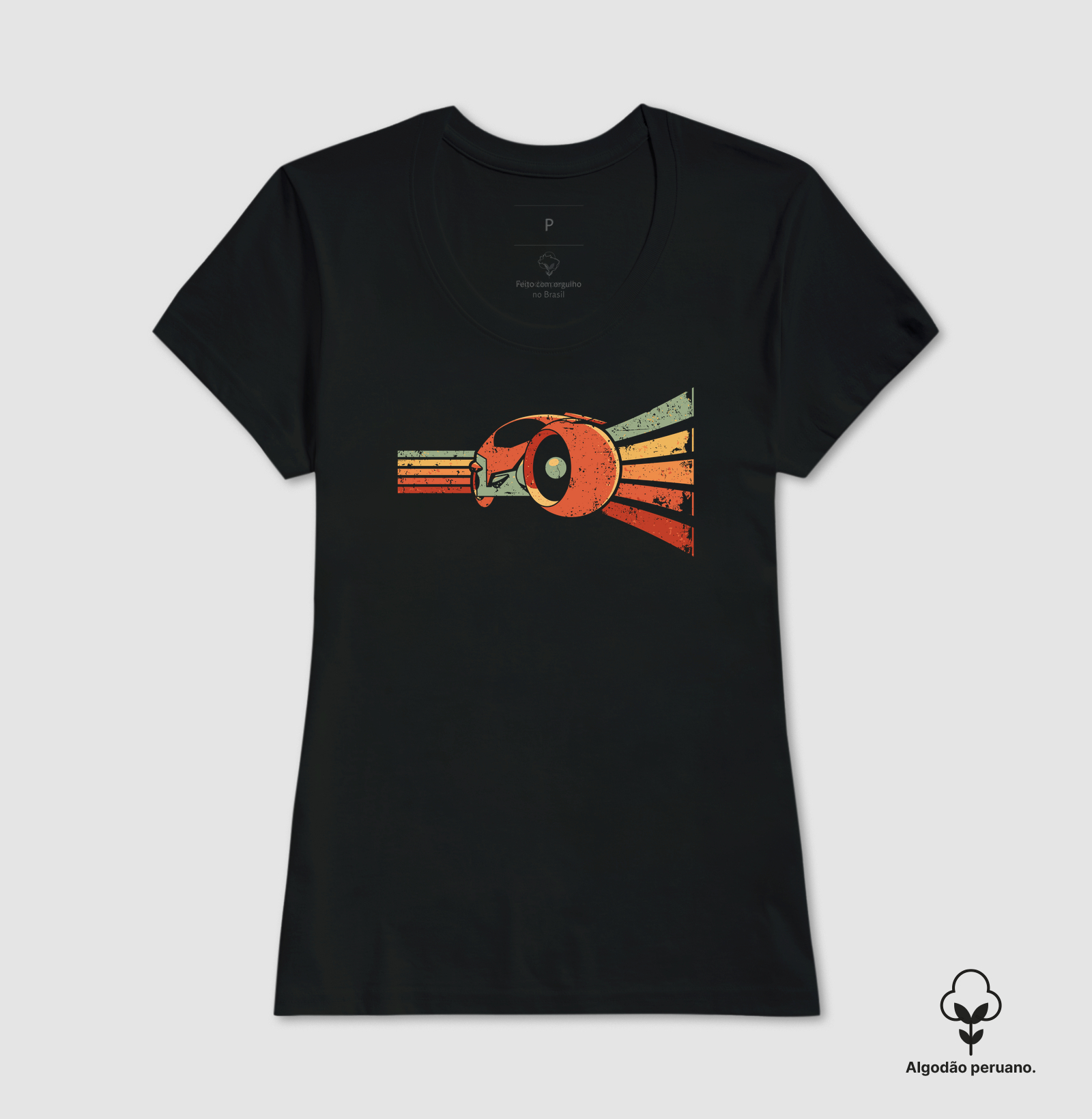 Camiseta  Vintage Grid - Imagem 3