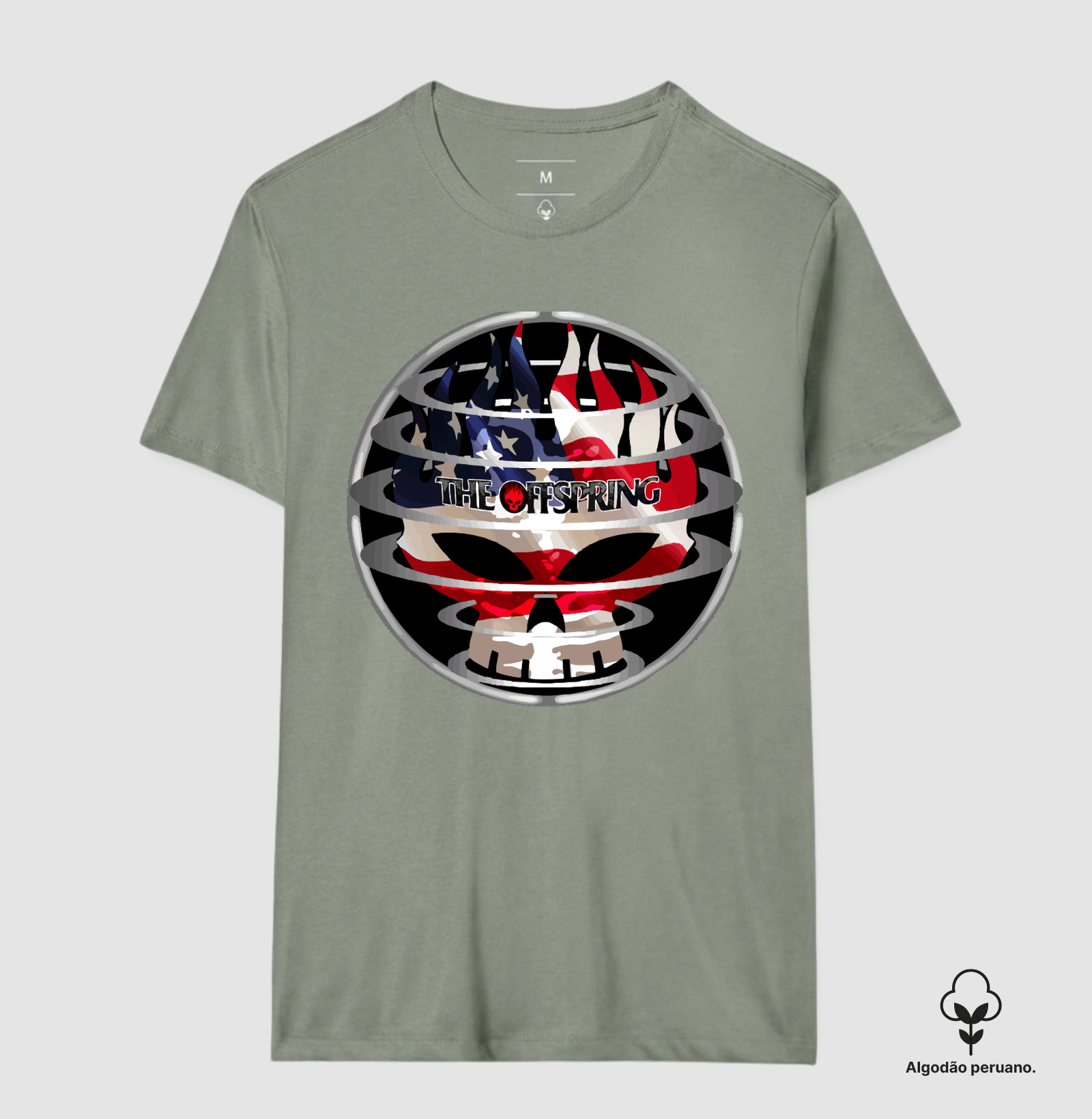 The Offspring - Crânio Bandeira Americana - Imagem 8