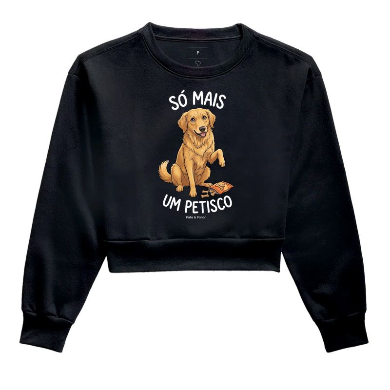CROPPED MOLETOM GOLDEN RETRIEVER PETISCO - Imagem 2