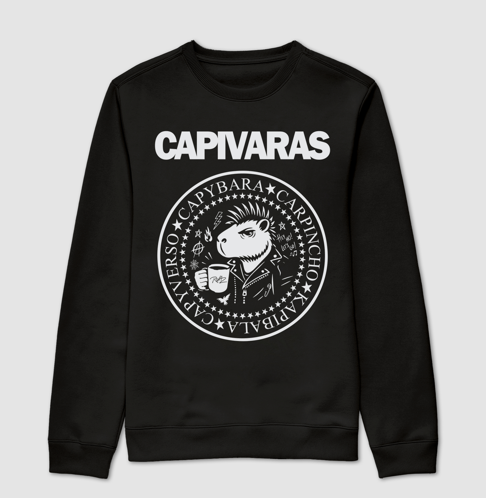 Camiseta Capivara Punk Rock - Imagem 4