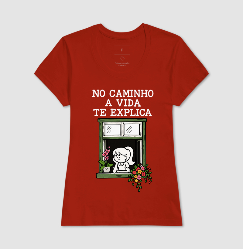 Camiseta No Caminho a Vida Te Explica (estampa G) - Imagem 11