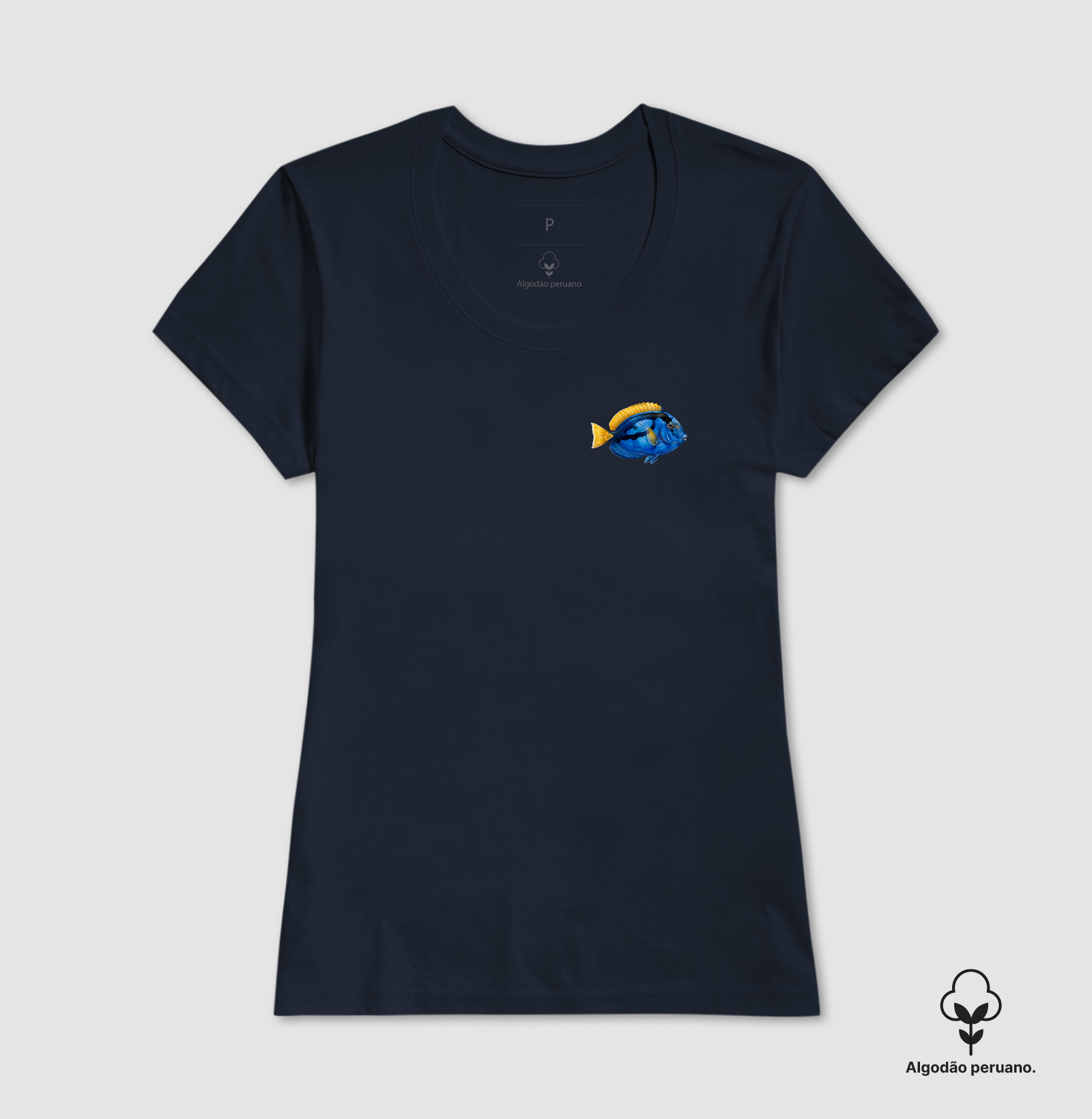 Peixes - Mini - Blue Tang - Algodão Peruano - Imagem 8