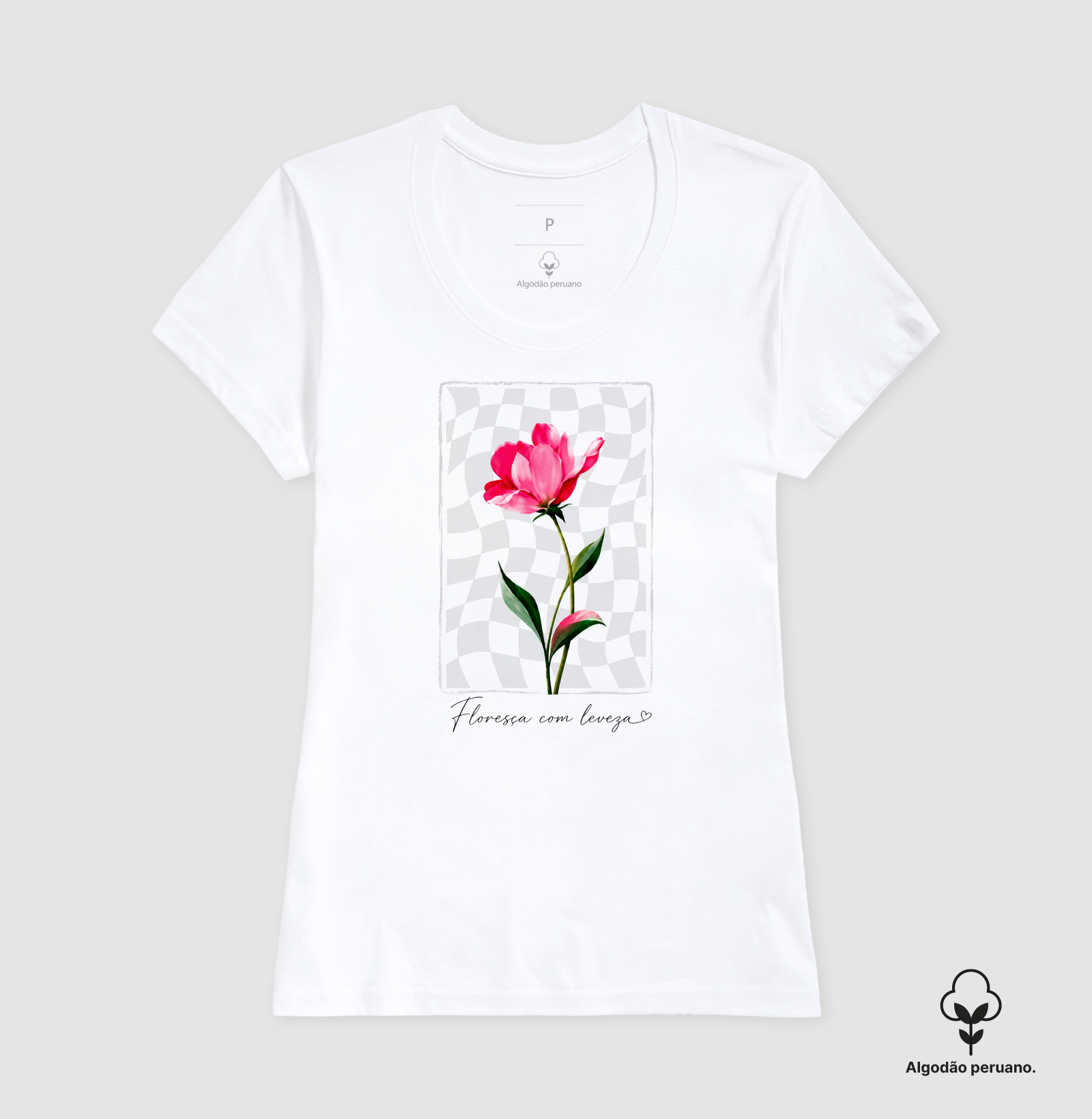 Camiseta Floresça com Leveza - Imagem 7