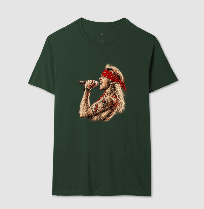 Camiseta Axl Rose Guns N’ Roses – Estampa Rock Vintage - Imagem 12