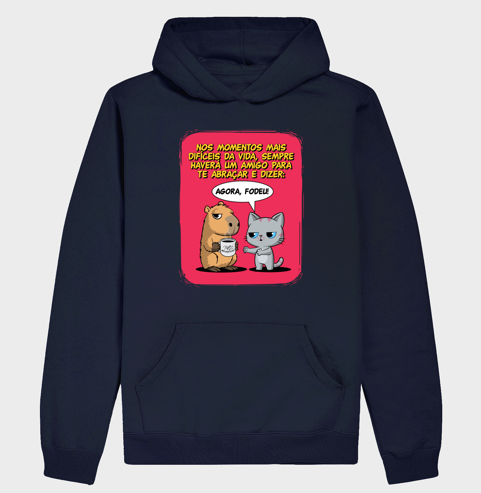 Camiseta Capivara e Gato Amigos - Imagem 4