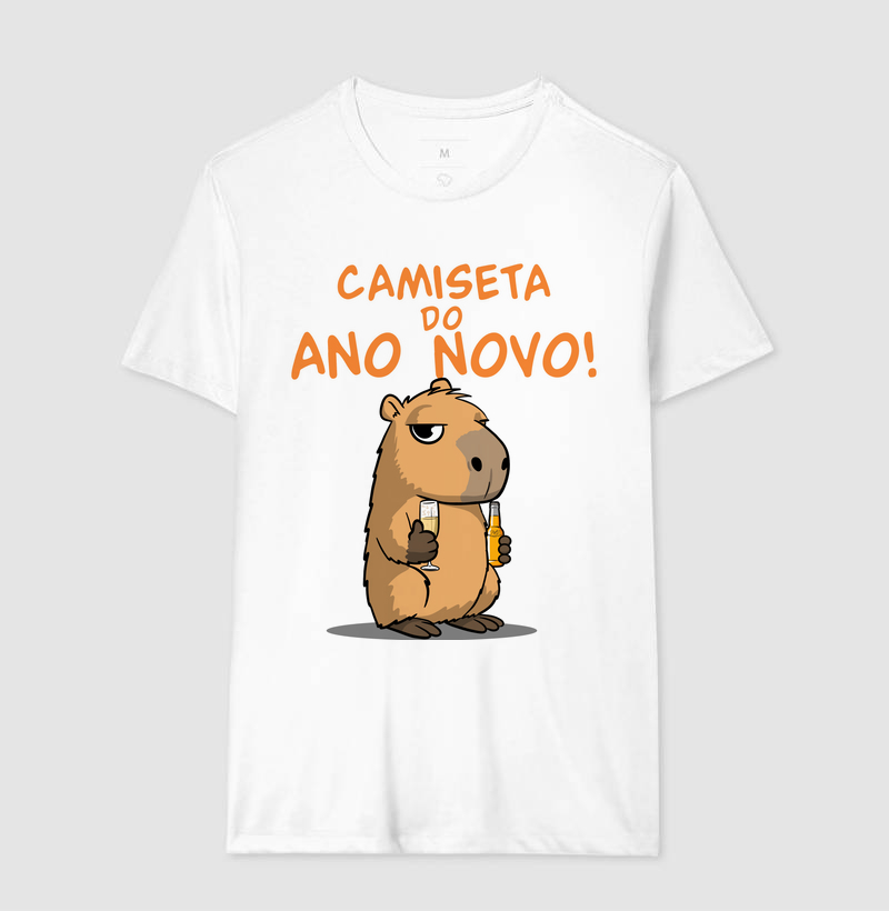 Camiseta Capivara Ano Novo - Imagem 4