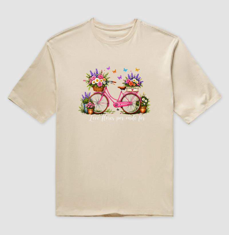 Camiseta Leve flores por onde for - Imagem 3