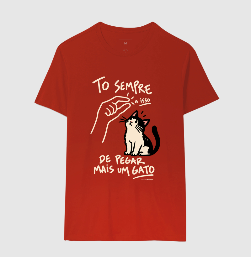 Camiseta Tô Sempre a Isso de Pegar Mais um Gato - Imagem 10