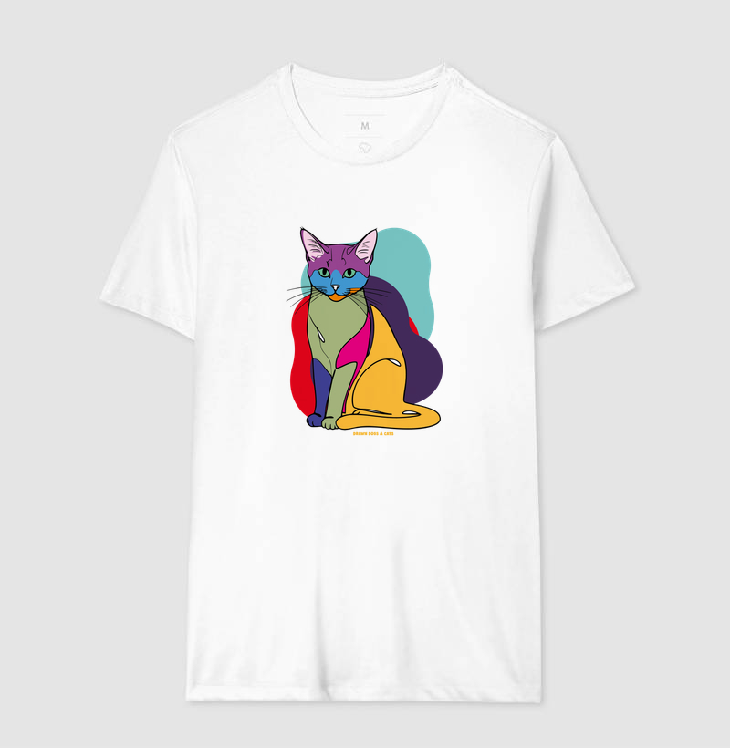 Gato e fundo coloridos - Imagem 5