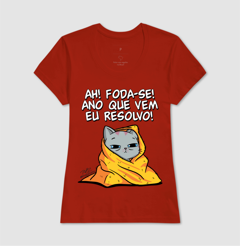 Camiseta Gato Sincero Ano que vem - Imagem 11