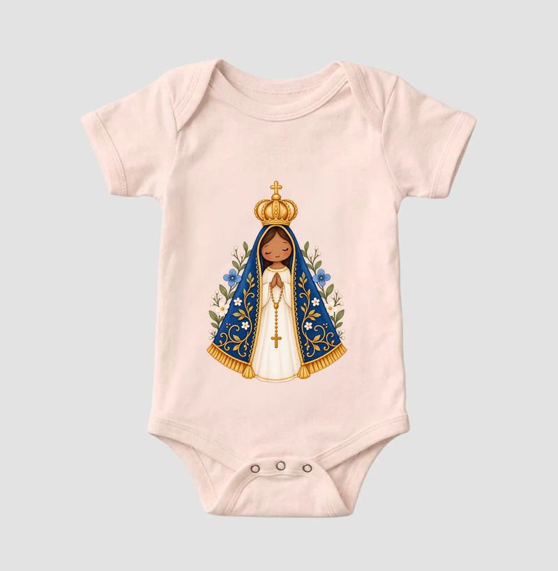 Nossa Senhora Aparecida - Aquarela Florida - Baby - Imagem 3