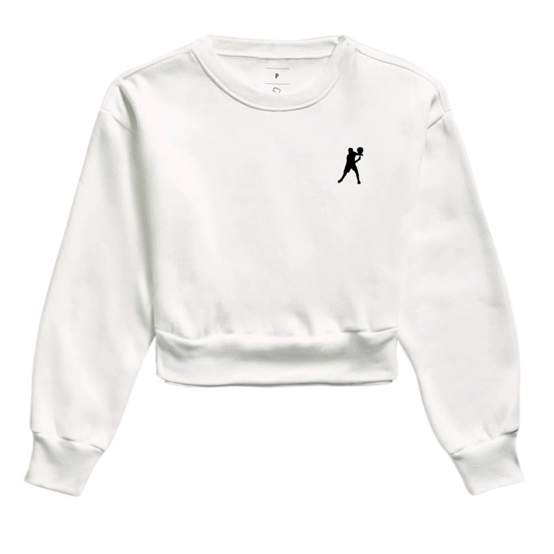 Moletom Cropped Padel Club Logo Pequeno