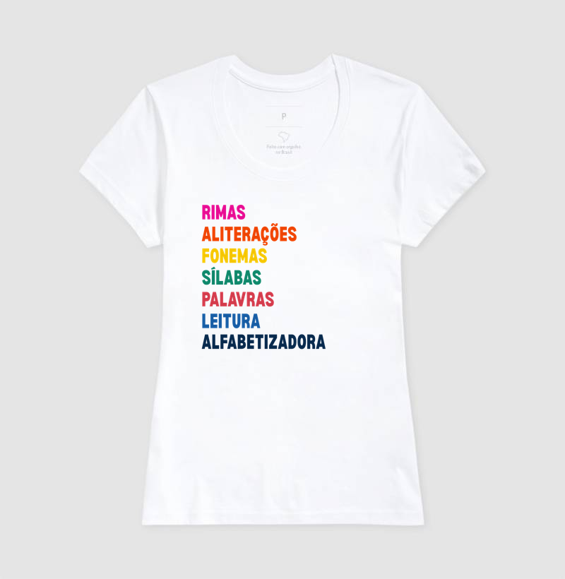 Camiseta | Alfabetização - Imagem 5