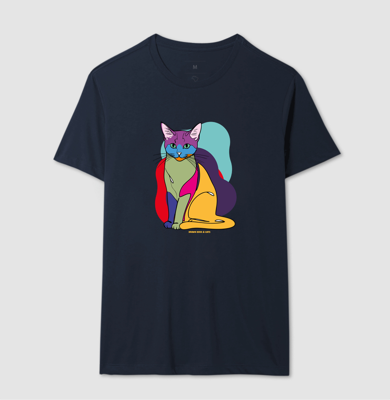 Gato e fundo coloridos - Imagem 7