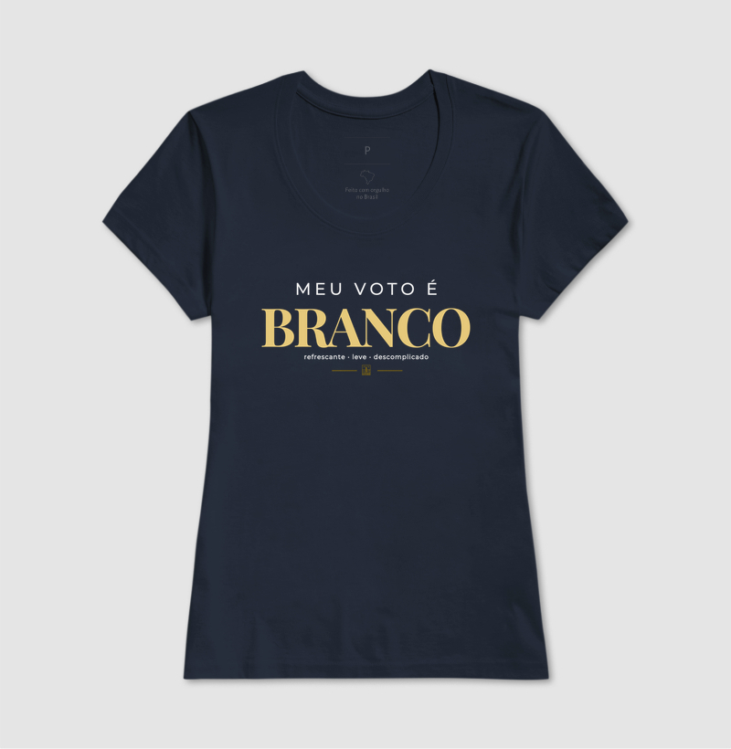 Meu Voto é Branco – Camiseta para Amantes de Vinho Branco - Imagem 7