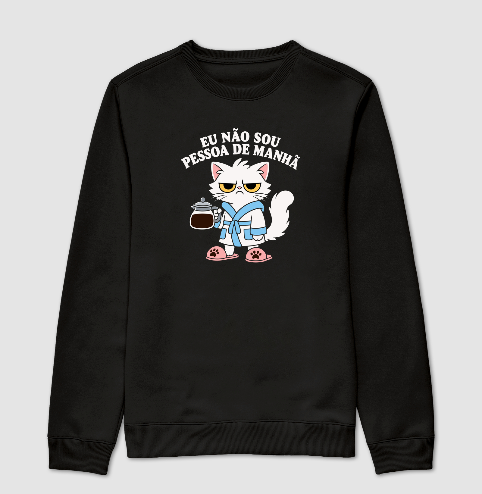 Eu Não Sou Pessoa de Manhã - Gato com Café - Imagem 3