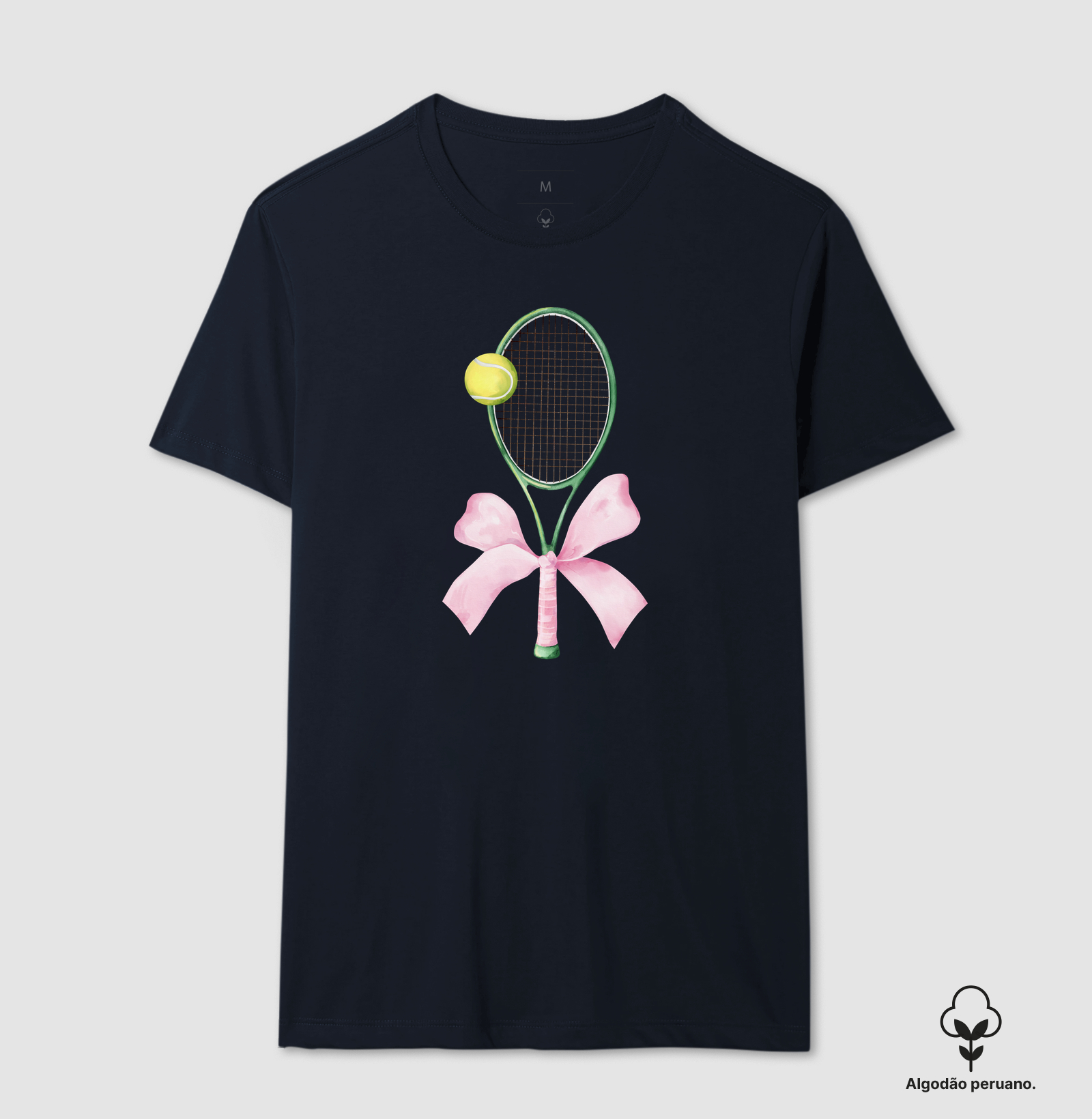 Raquete com Laço Rosa - Imagem 4