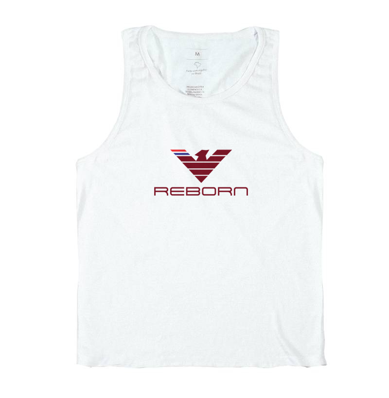 REBORN — RENASCER. MAIS FORTE. MAIS ALTO. Uma obra de arte no peito. Acima, a fênix — imponente, elegante, em tons que brilham com nobreza sobre o branco puro. Suas linhas são precisas, definidas, perfeitas: não é só um símbolo, é a promessa de quem nunca se deita. - Imagem 2