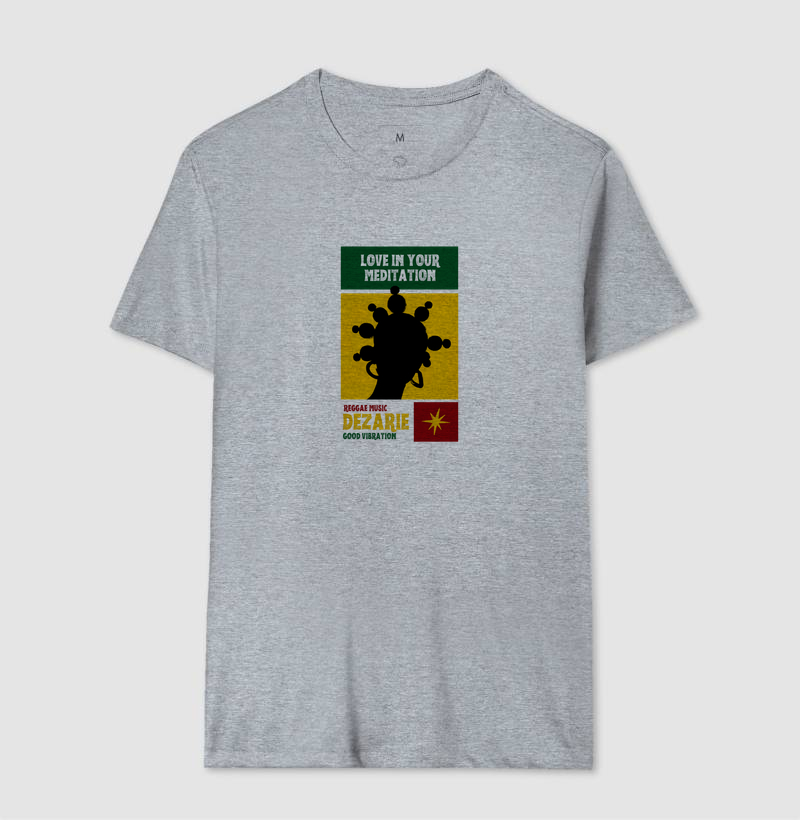 Love In Your Meditation. Coleção Reggae.  Masculino e feminino. Algodão Premium. - Imagem 9
