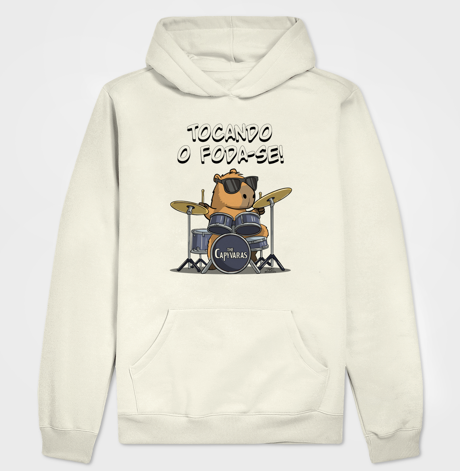 Camiseta Capivara Tocando o Foda-se - Imagem 3