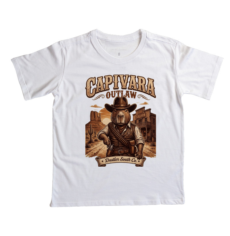 Camiseta Infantil Capivara Country - Imagem 5