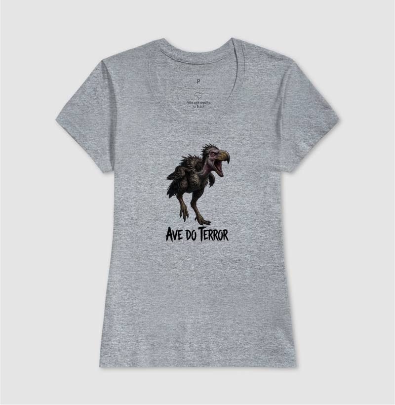  Camiseta Dinossauro Ave Terror Ataque Algodão Premium Dinoloco  - Imagem 5