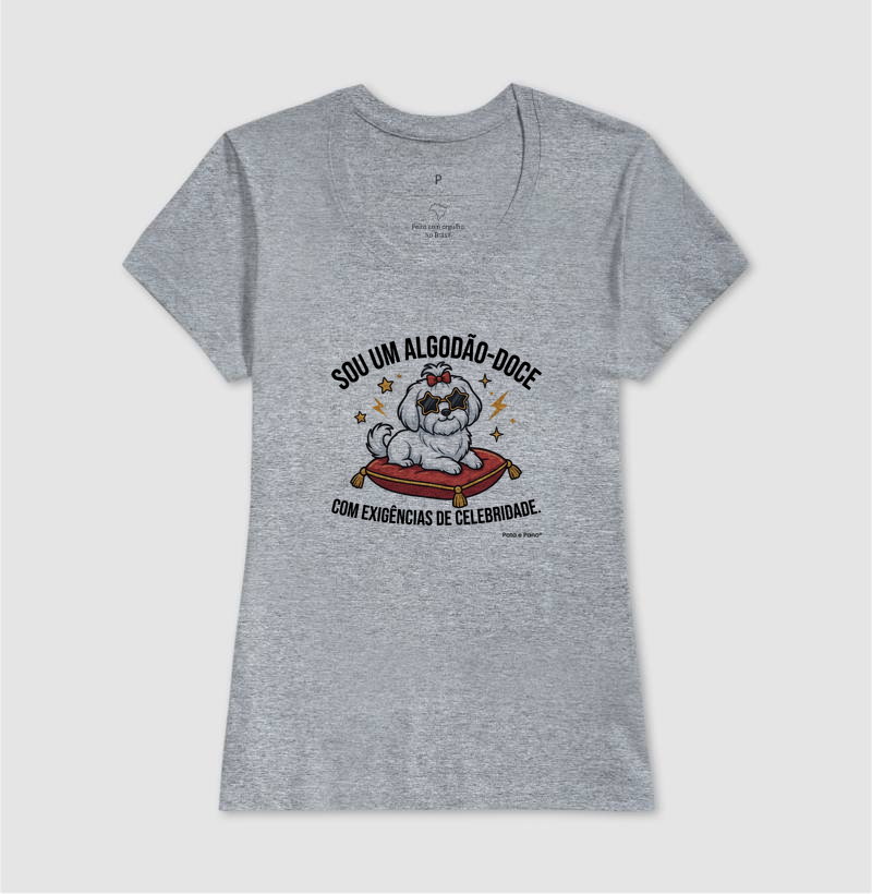 CAMISETA MALTÊS ALGODÃO-DOCE - Imagem 9