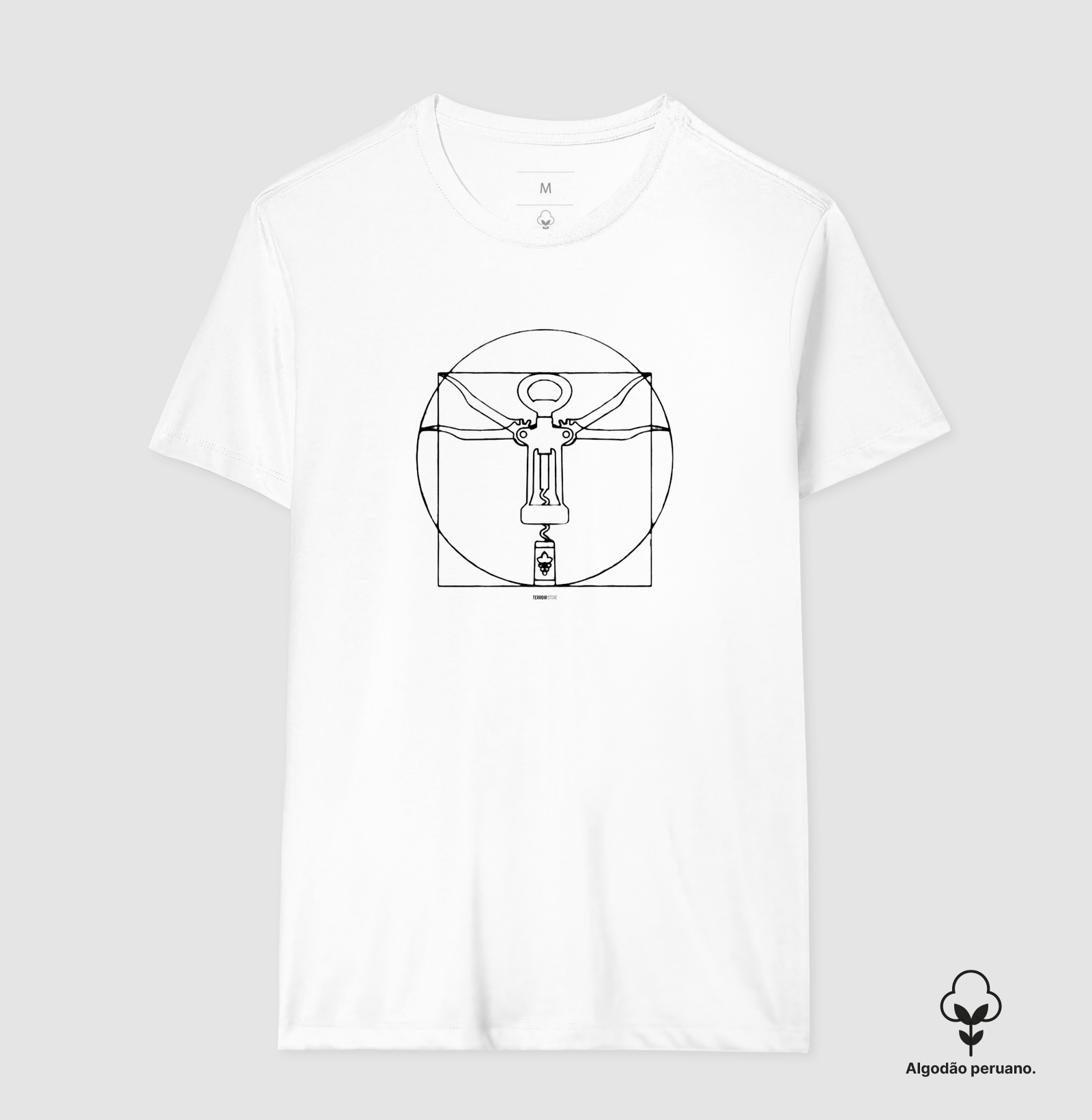 Camiseta Vinho - Vitruviano - Imagem 3